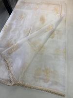 Glass Organza Saree/ CW666