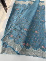 Crushed Crape Saree/ SC75