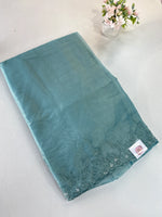 Crushed organza saree/HW344