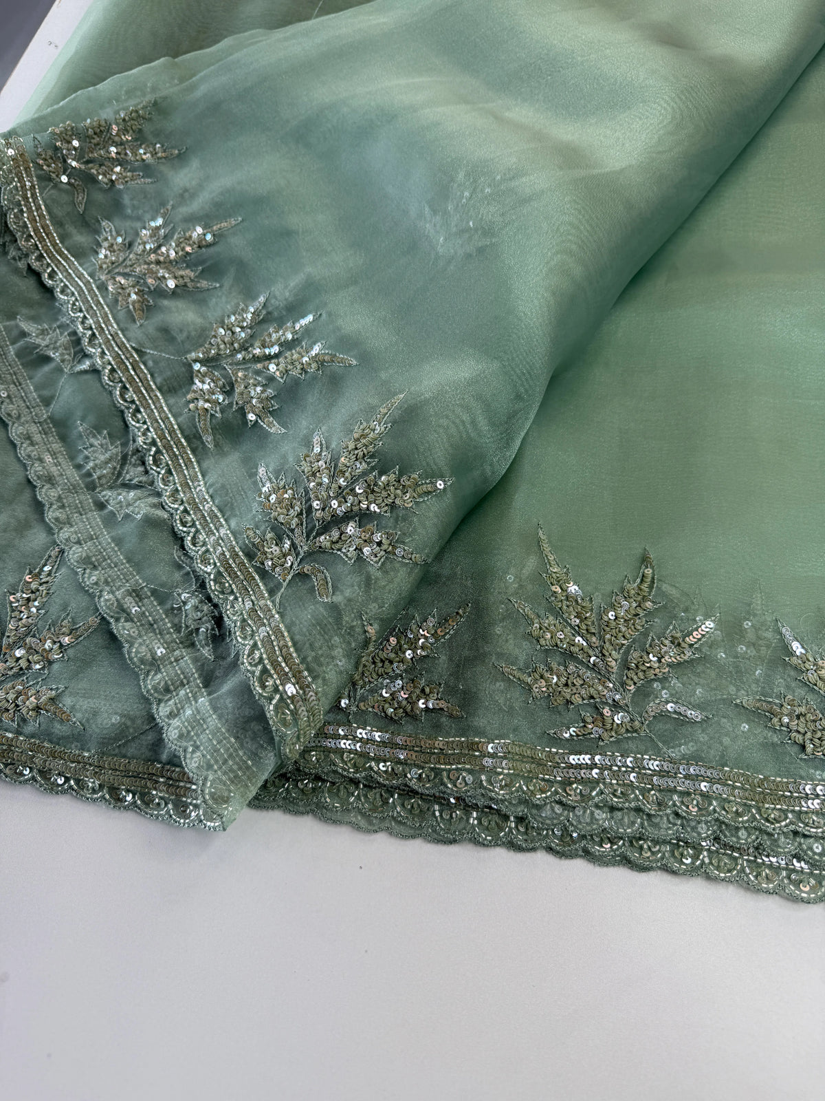 Glass Organza Saree/SP86