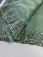Glass Organza Saree/SP86