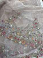 Glass Organza Saree/ WP967