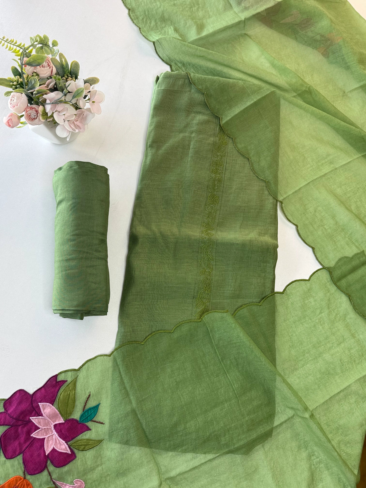 Mal Chanderi salwar set /RB689