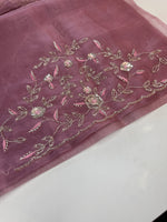 Glass organza Saree/AP810