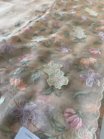 Glass organza Saree/ 155F