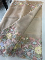 Glass organza Saree/ 155G