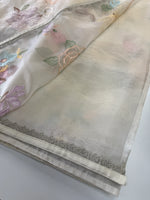 Glass Organza Saree/ 155L