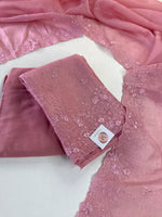 Crushed crape unstitched salwar set / US1302