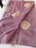 Glass Organza Saree/ LK35
