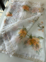 Glass organza Saree/5410