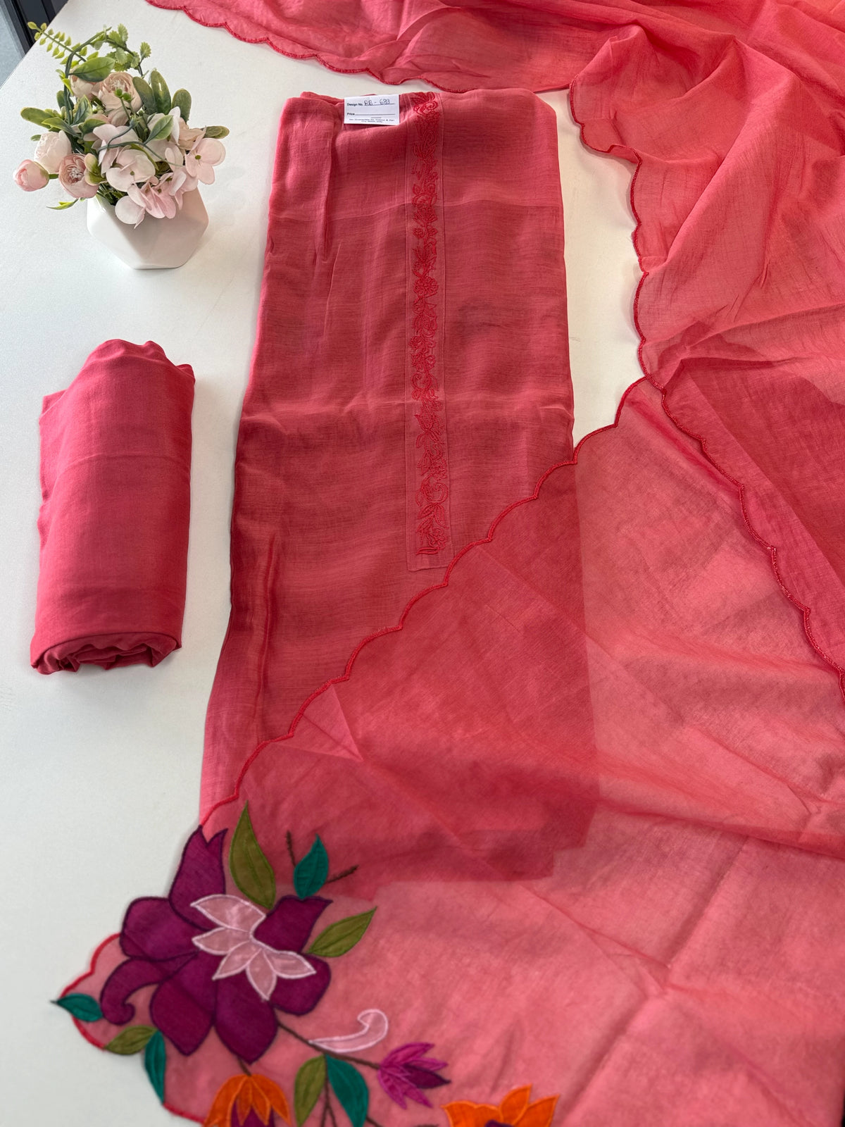 Mal Chanderi salwar set /RB689