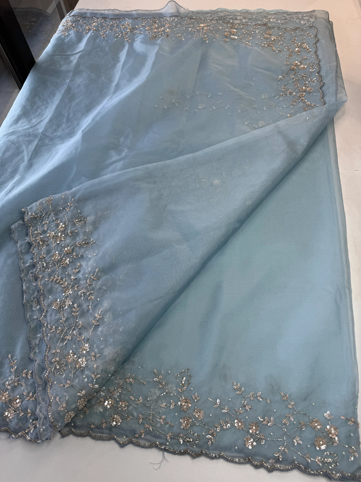 Soft organza party wear Saree/ HW115