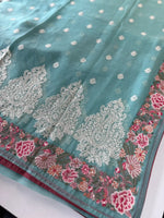Crushed crape saree /SC222