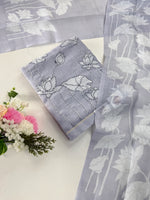 Linen blended salwar set / NC257