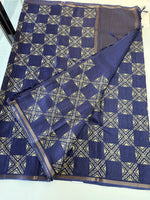 Soft semi Tussar saree/D236