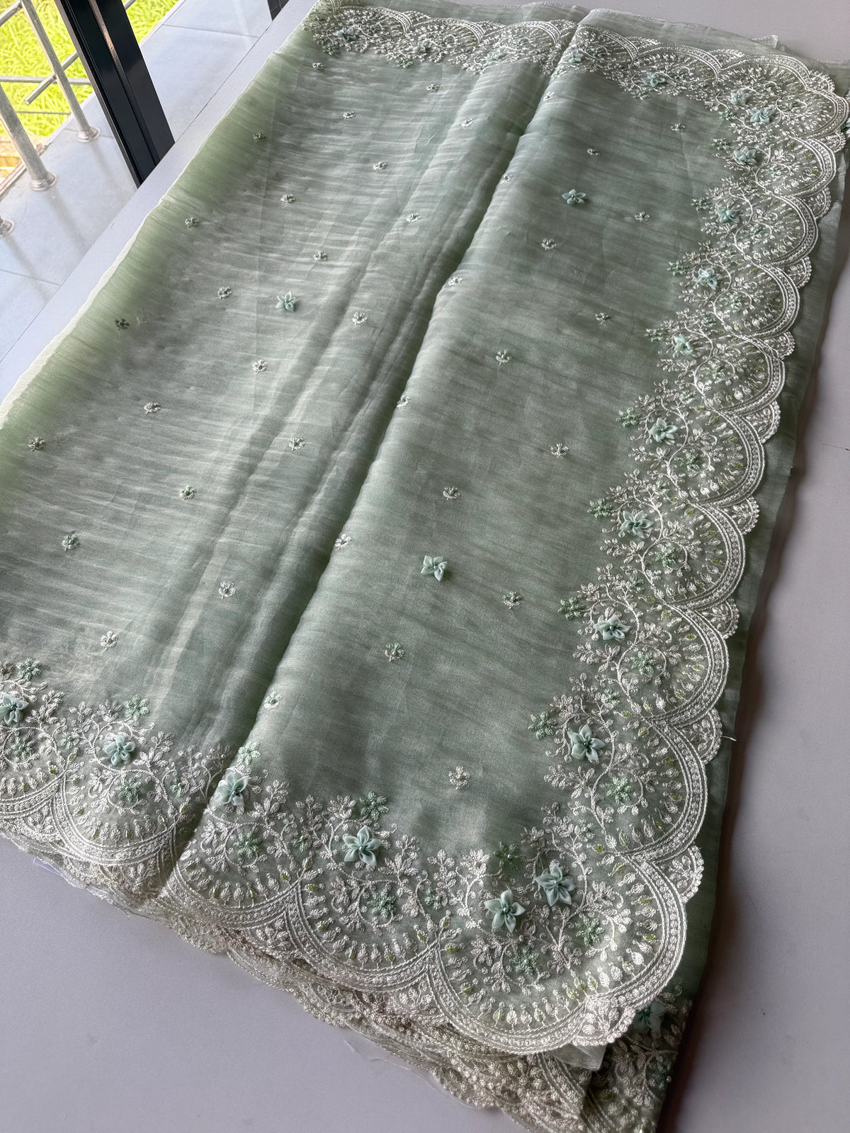 Shimmer crush organza /D15206