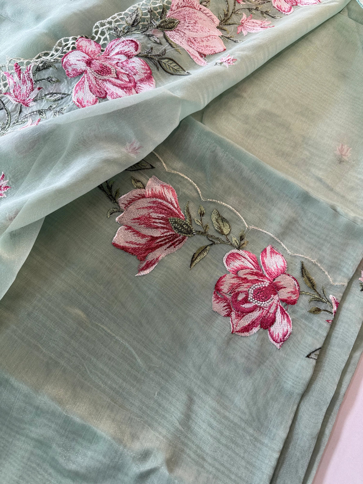 Chanderi Tissue Saree/SC467E