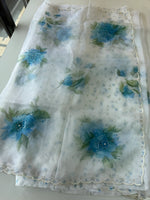 Glass organza Saree/5410
