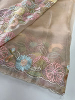 Glass organza Saree/ 155G