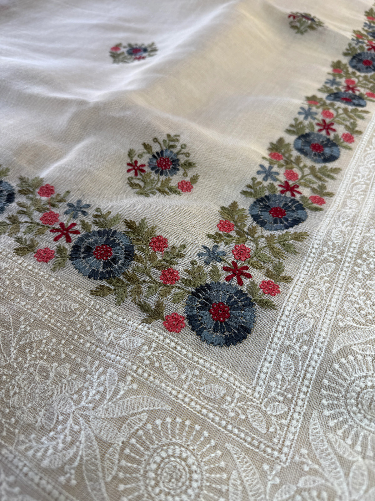 Tissue linen blended Saree/564B