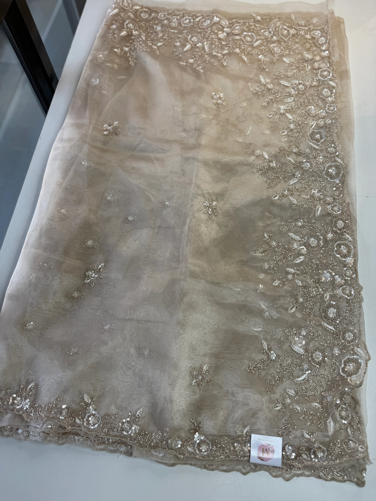 Glass organza Saree/AP810
