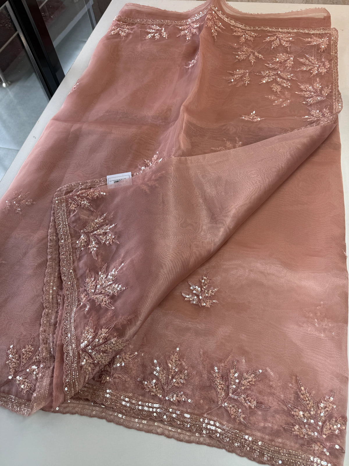 Glass Organza Saree/SP86