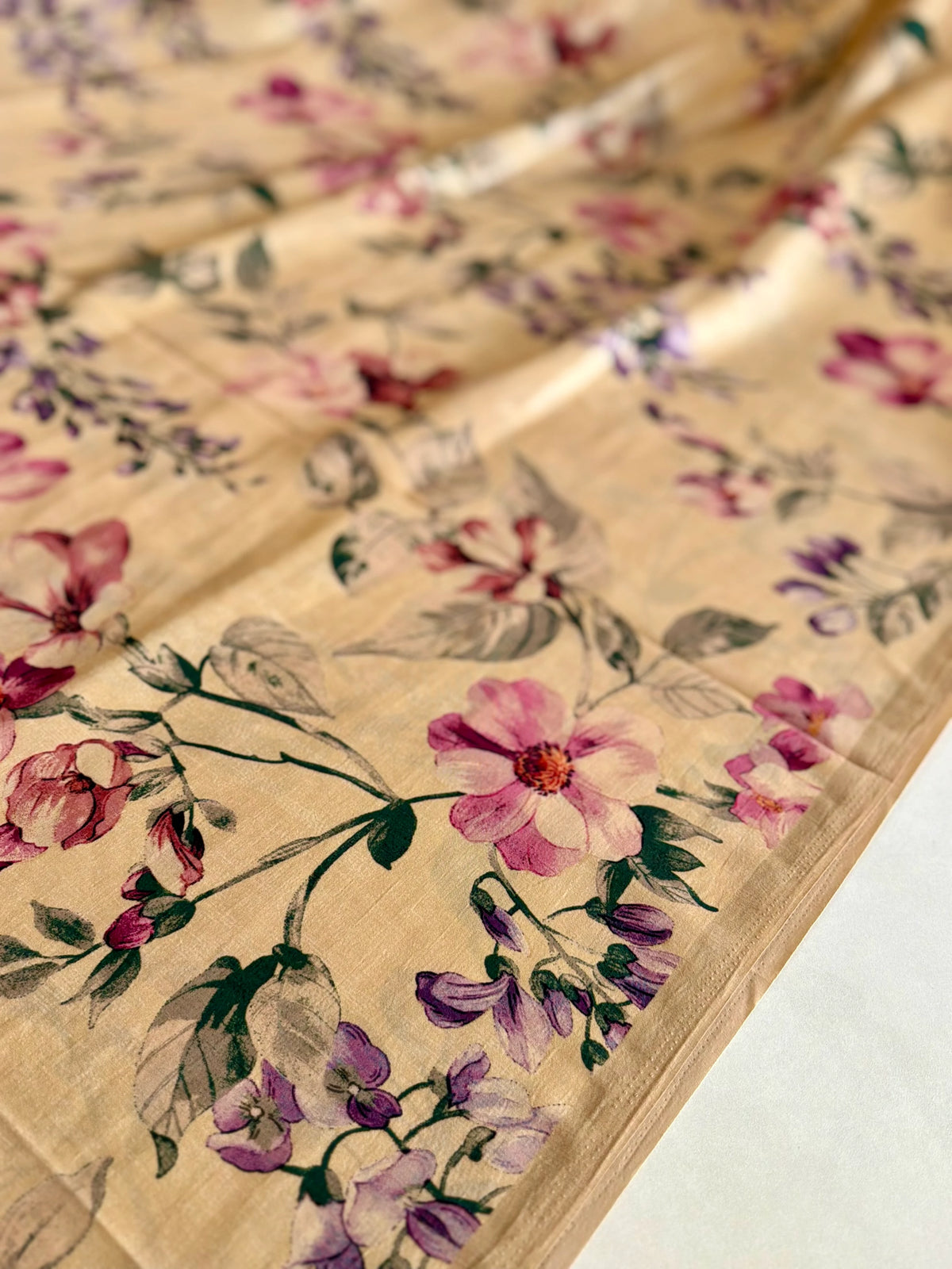 Soft flowy silk saree/ AA75 (1)