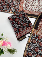 Maheshwari silk unstitched salwar set / NC259
