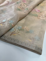 Glass Organza Saree/ 155L