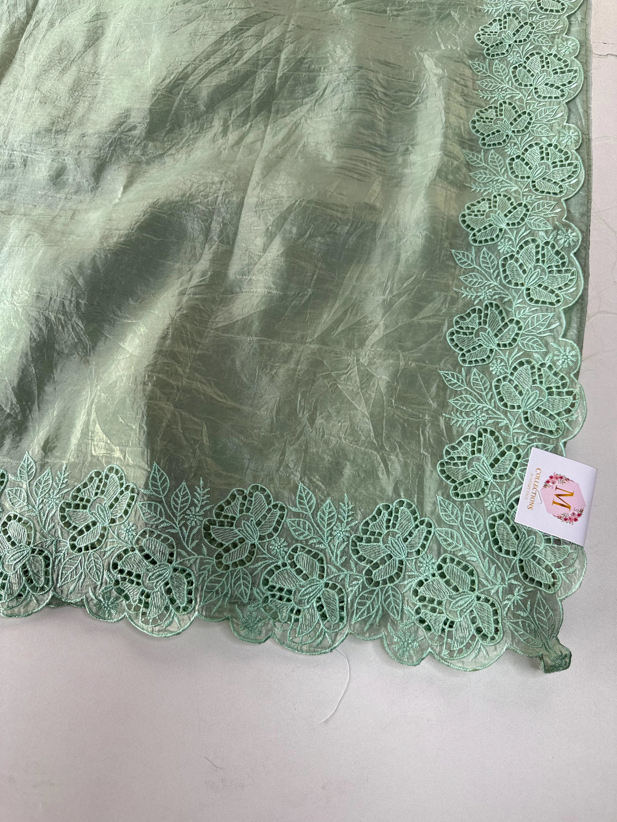 Crushed Organza Saree/ PN562