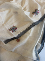 Linen Tissue Saree/ 1671