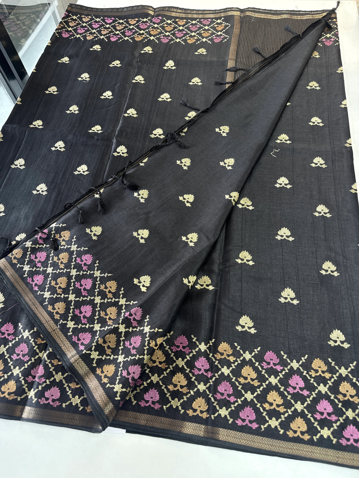 Soft semi Tussar saree/DP385