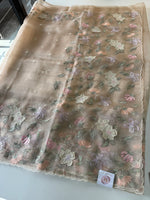 Glass organza Saree/ 155F