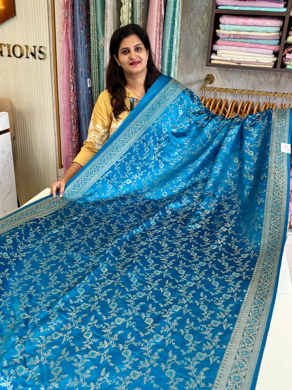Semi silk banaras Saree/ VS66