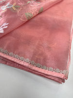 Glass Organza Saree/ 155L