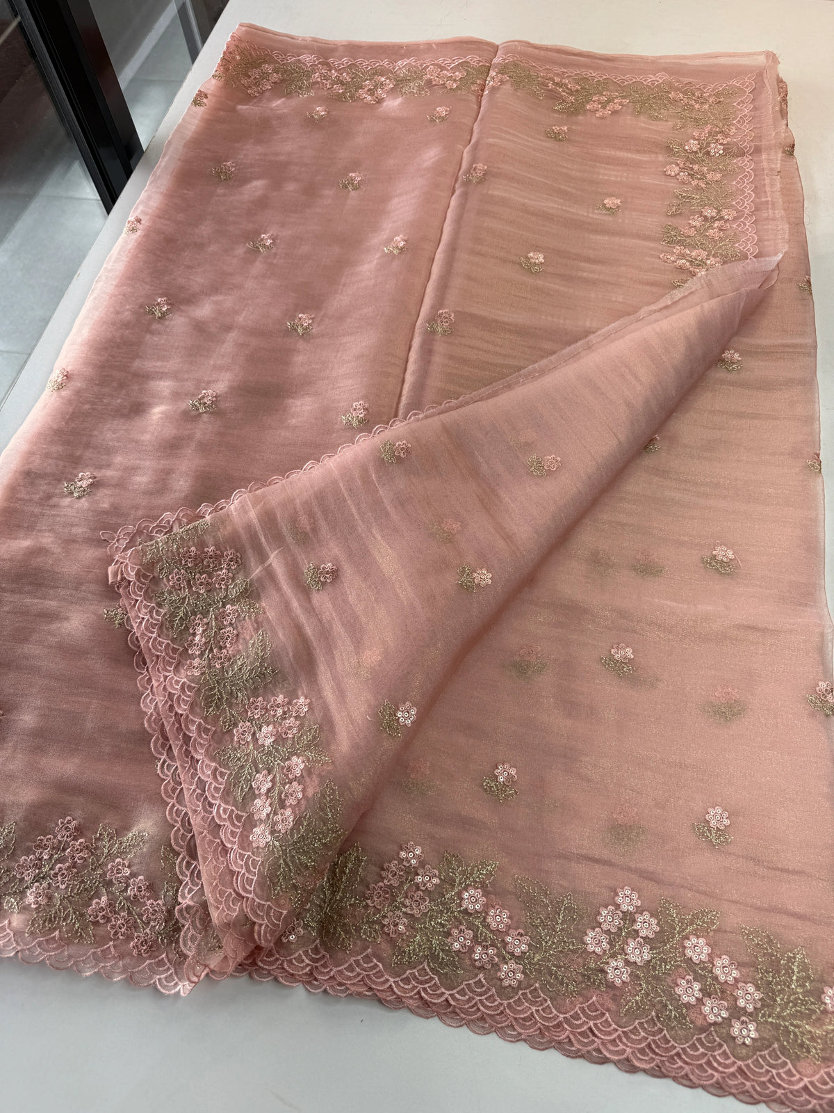 Organza blended saree/ BL924