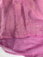 Crushed organza saree/HW344