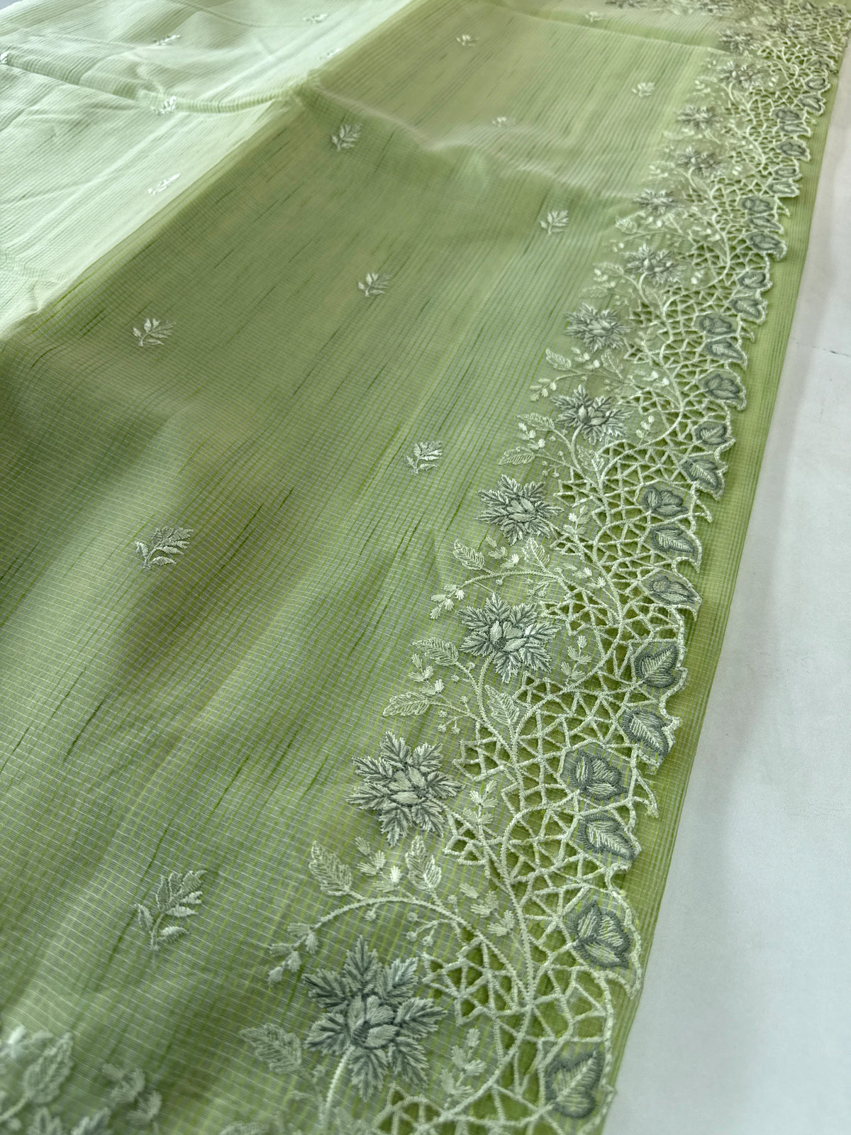 Net kotta Saree(leaf)/ 133EFS