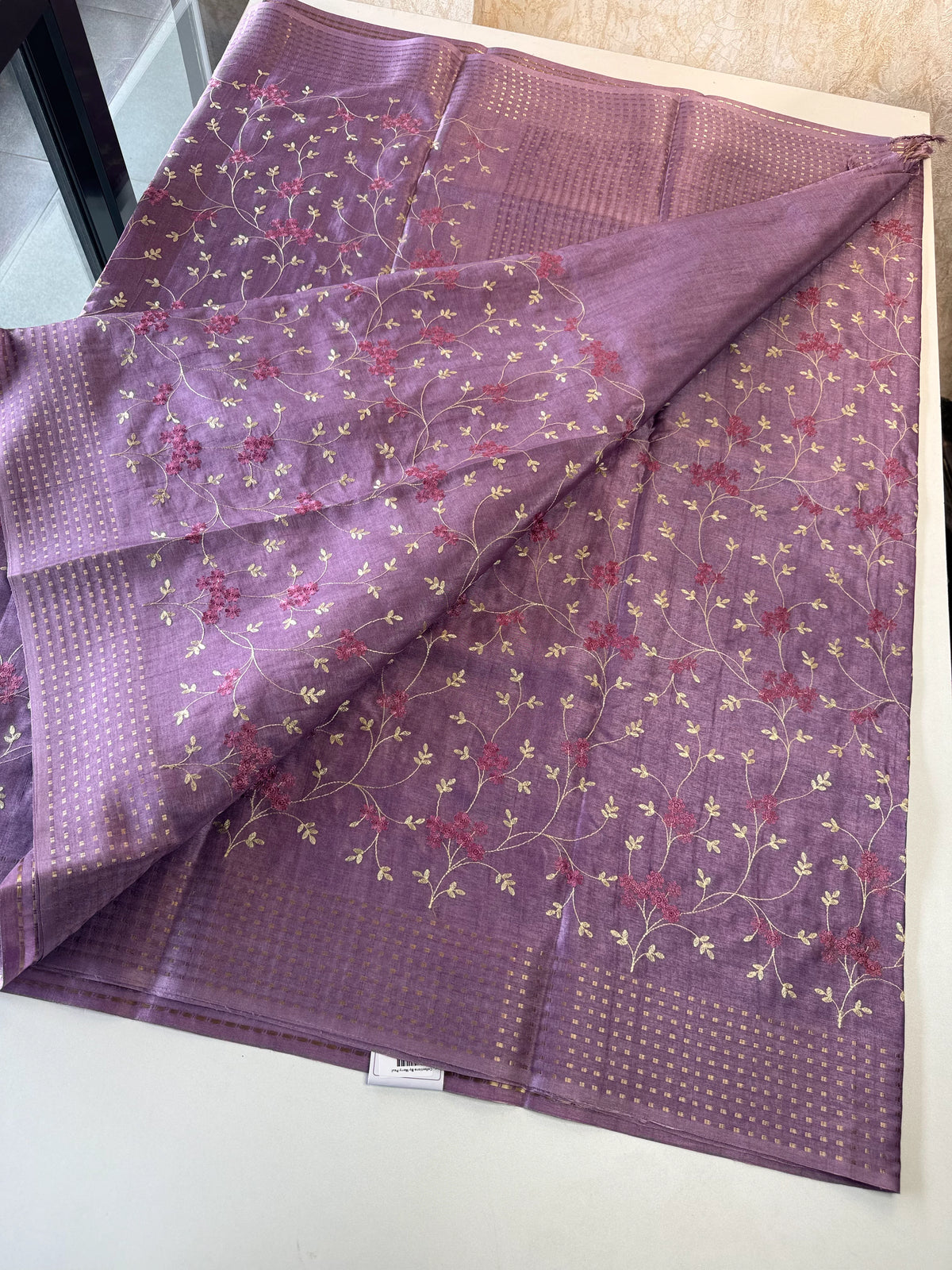 Soft semi Tussar silk saree / MD369