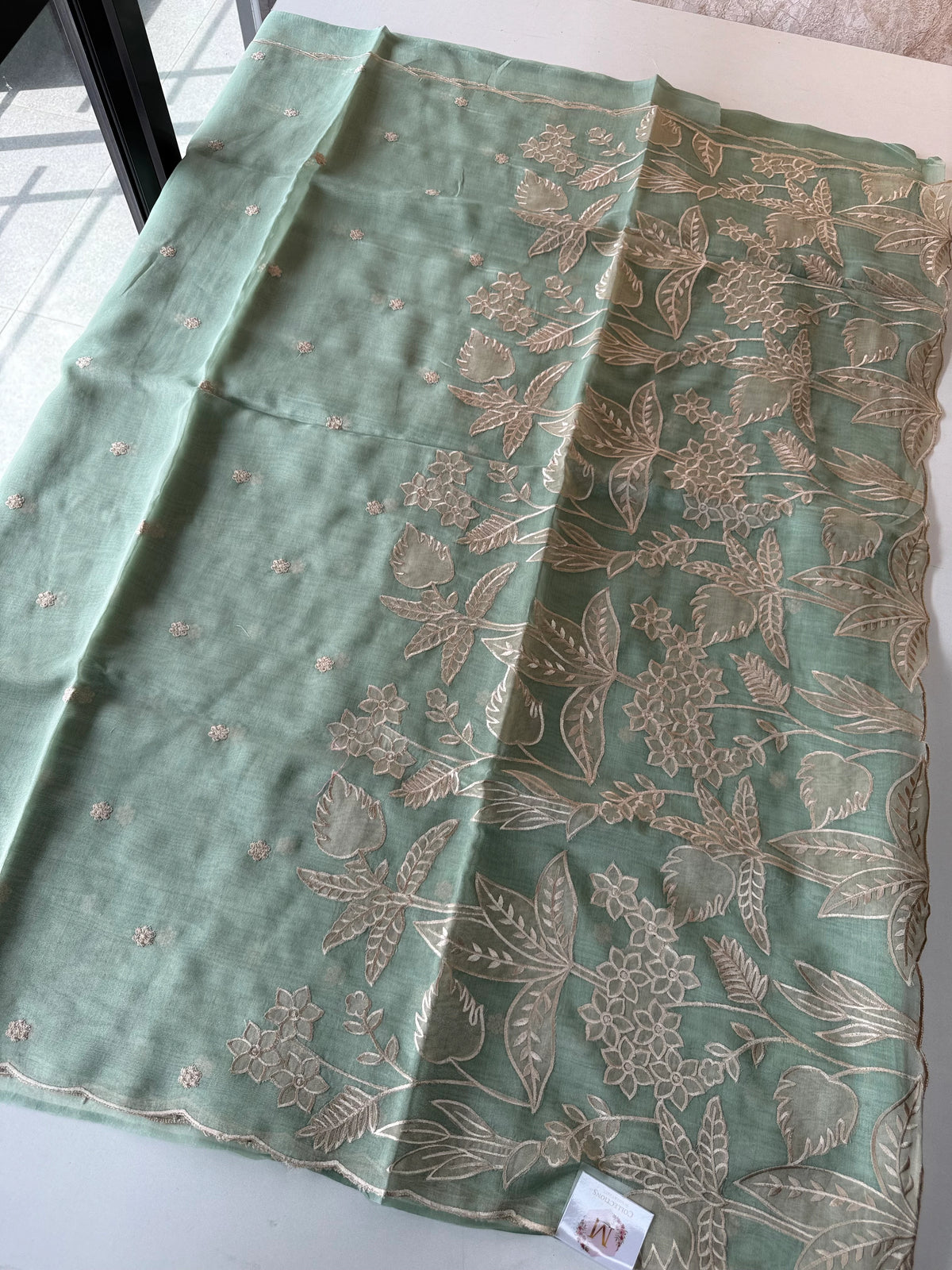 Chanderi Tissue Blend saree/ RM54