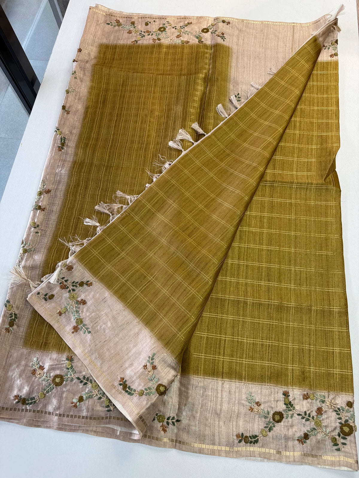 Semi soft Tussar Saree/178064