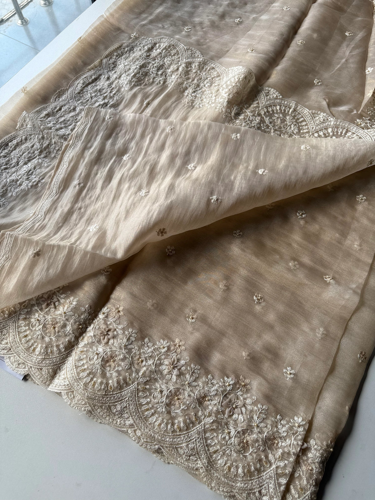 Shimmer crush organza /D15206