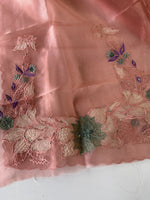 Glass Organza Saree/4435