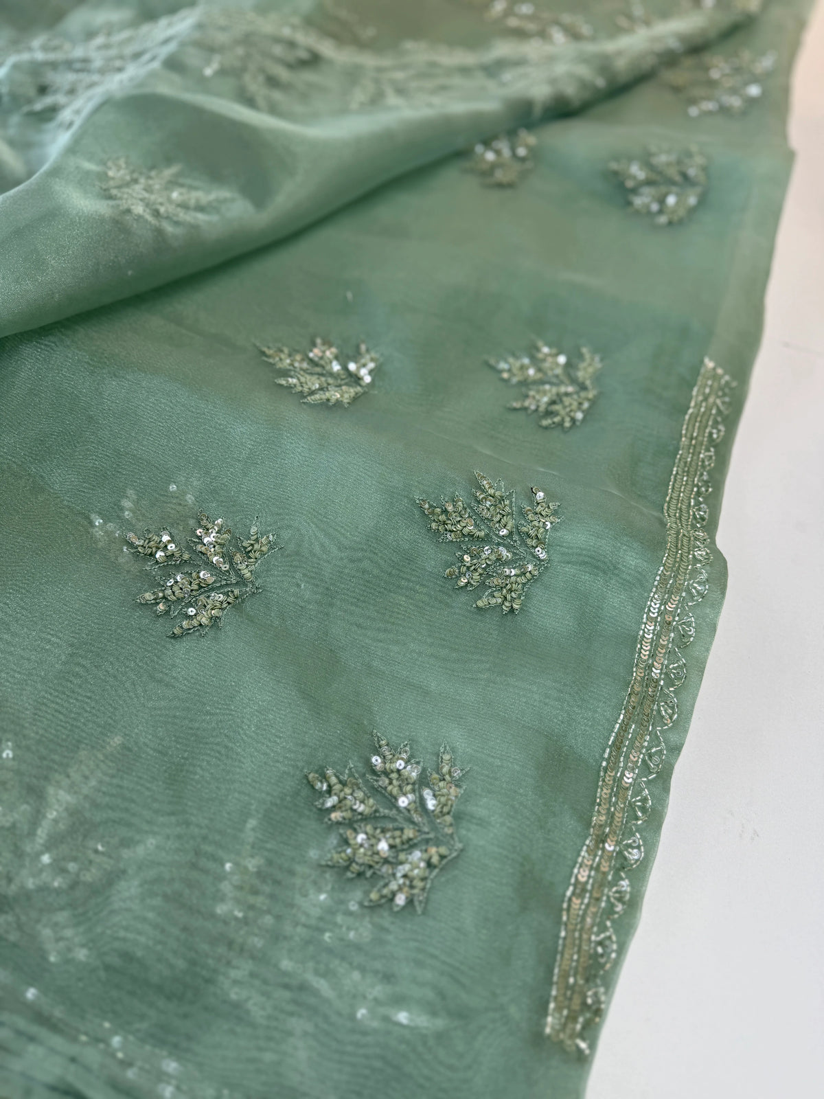 Glass Organza Saree/SP86