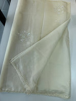 Fancy crushed Organza Saree/ HW490
