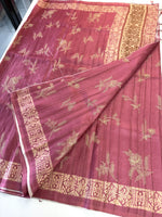 Soft semi Tussar saree/ D521