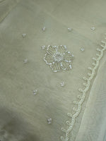 Fancy crushed Organza Saree/ HW490