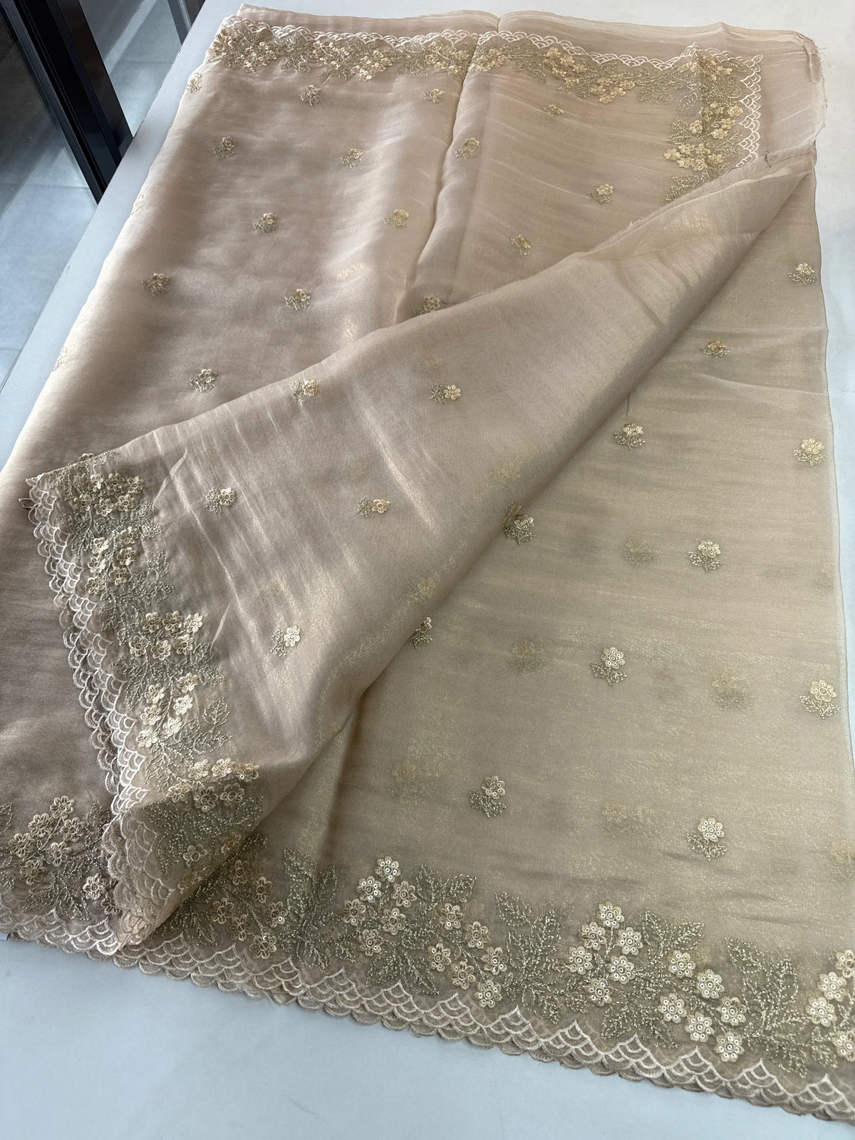 Organza blended saree/ BL924