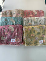 Glass organza Saree/ 155F