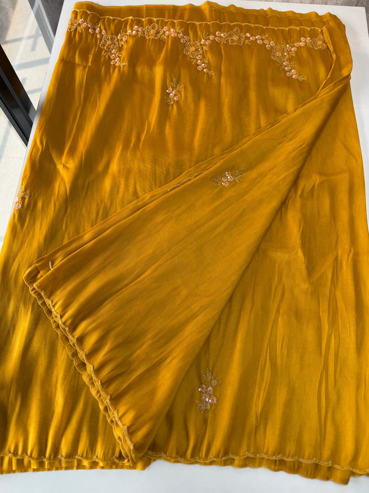 Tissue organza Saree/ HW319